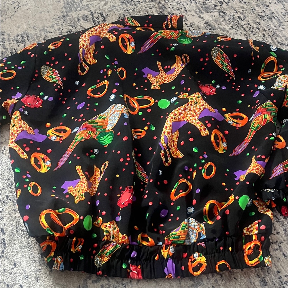Vintage silky jacket - Picture 5 of 5
